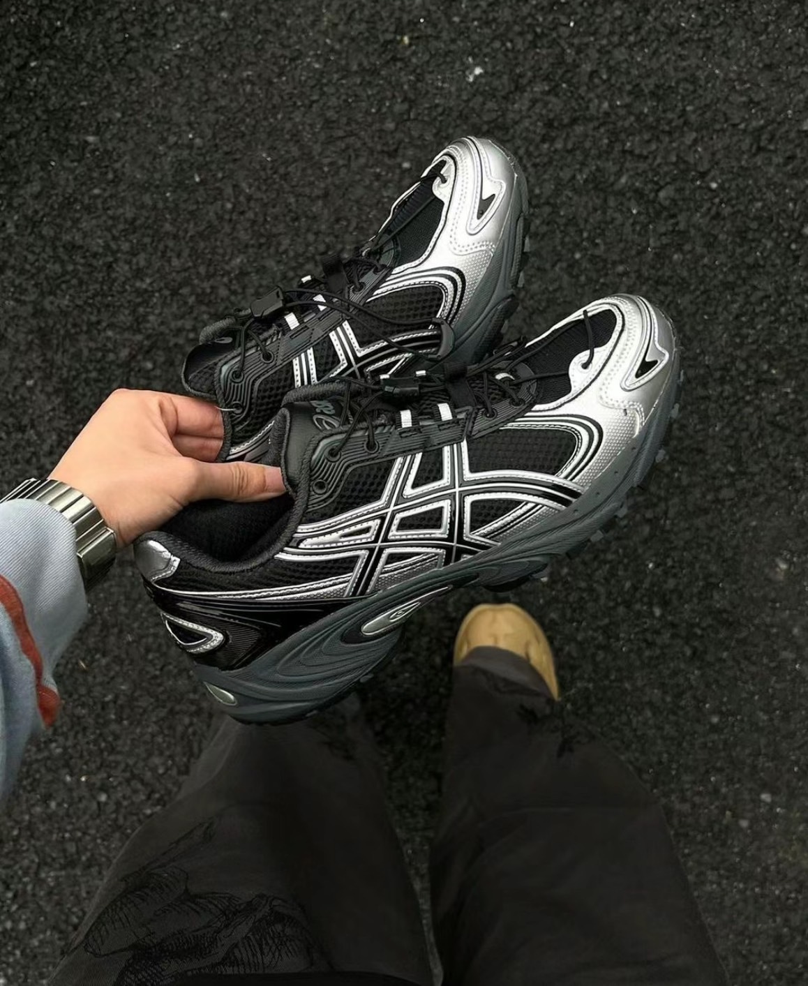 【代購】Asics Gel-Kahana Tr V4 "Black Silver" 黑銀 1203A497-001