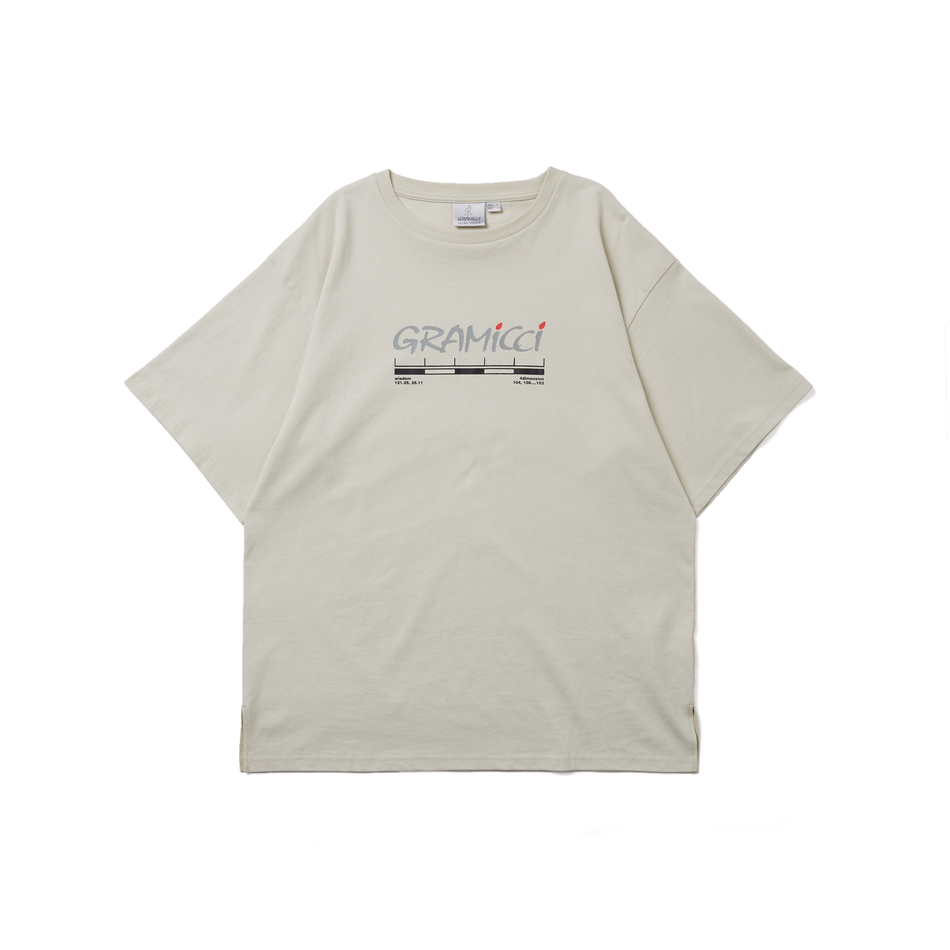 Gramicci X WISDOM X 4D / PRINT TEE - BEIGE