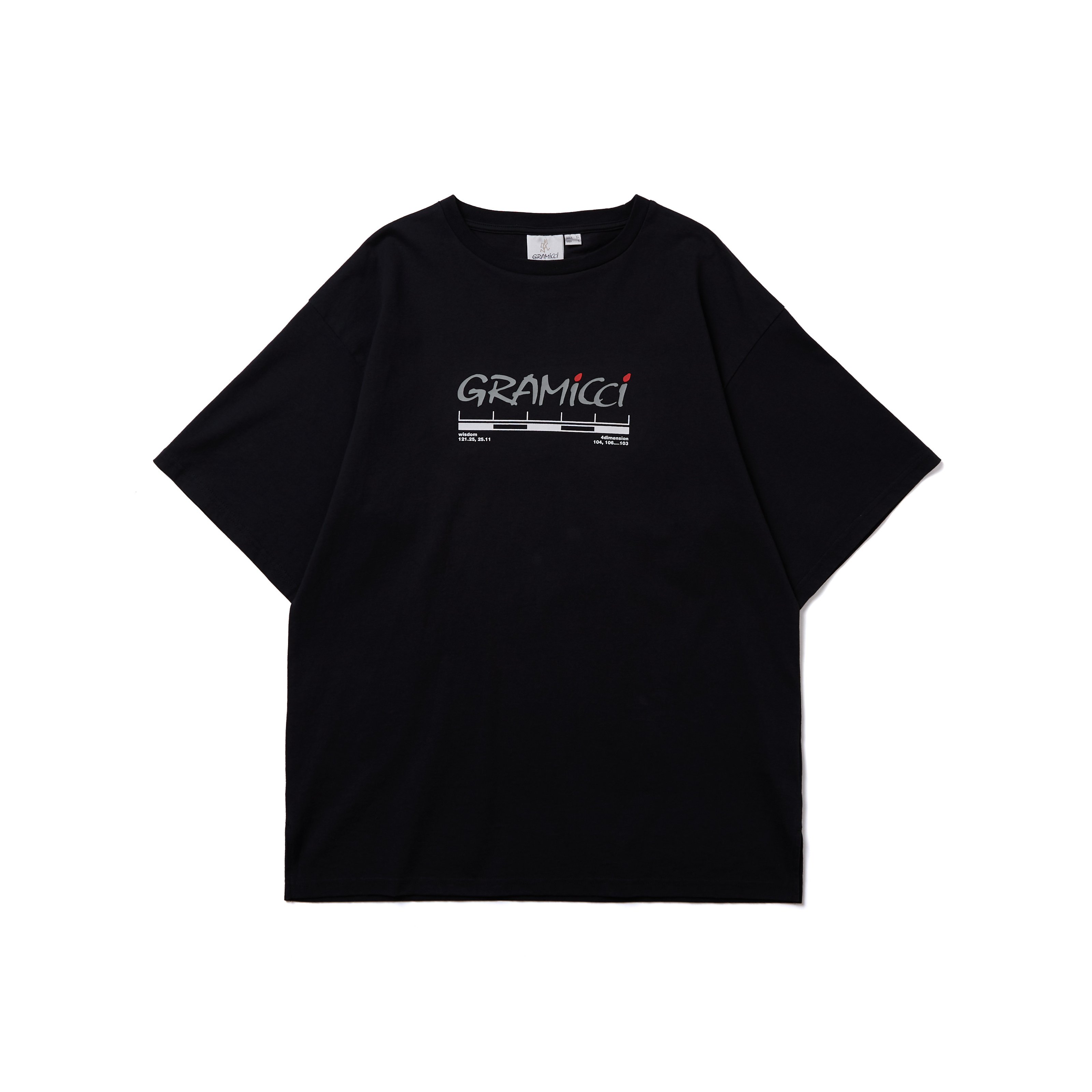Gramicci X WISDOM X 4D / PRINT TEE - BLACK