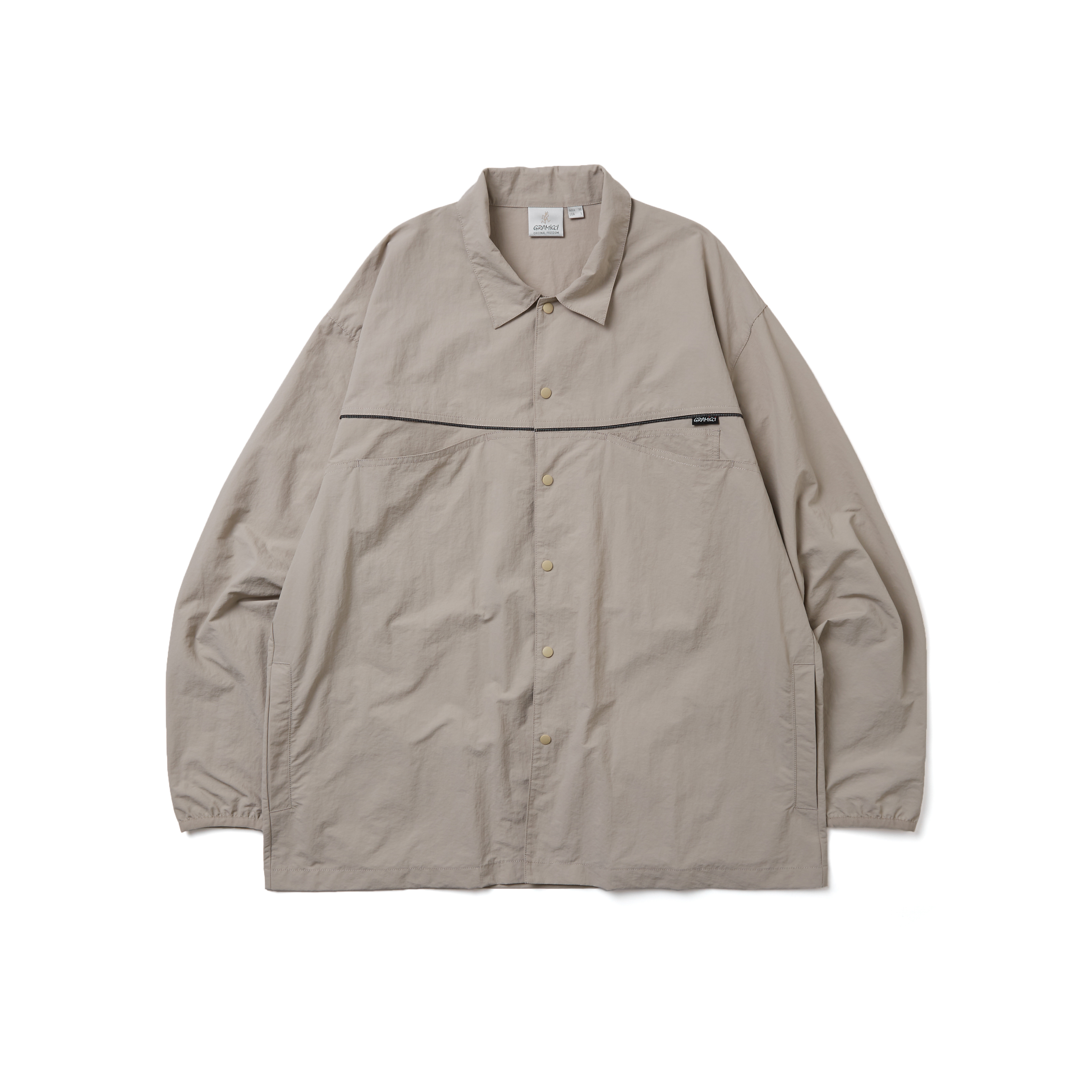 Gramicci X WISDOM X 4D / CAMP SHIRT - BEIGE