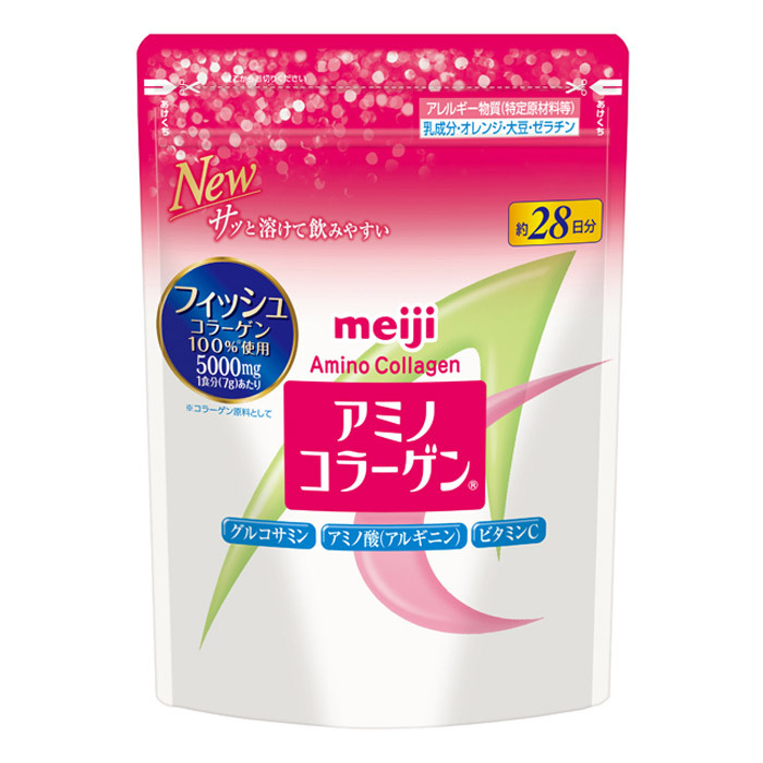 Meiji 明治 明治膠原蛋白粉標準版28日份袋裝196g(膠原蛋白)