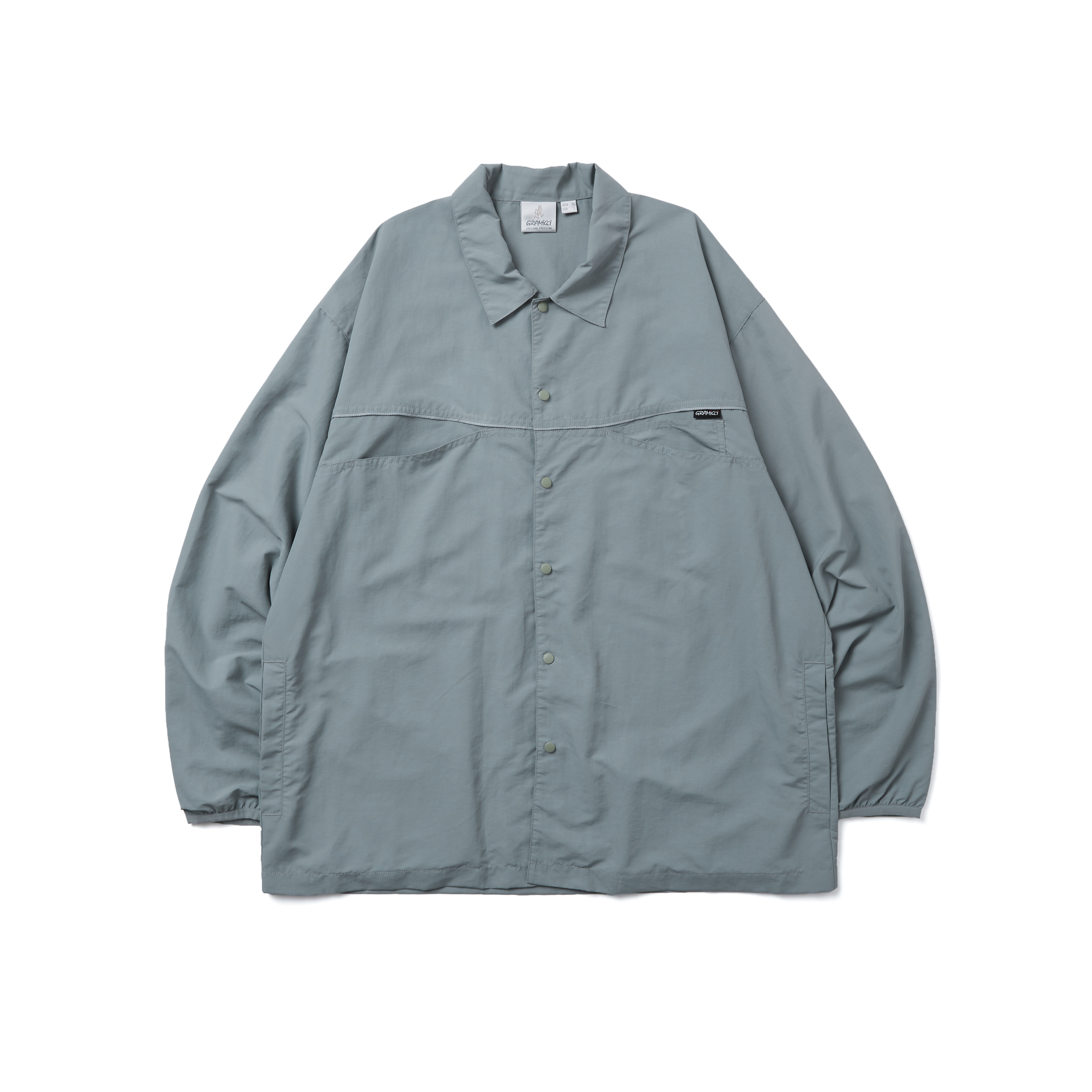 Gramicci X WISDOM X 4D / CAMP SHIRT - SLATE GREY