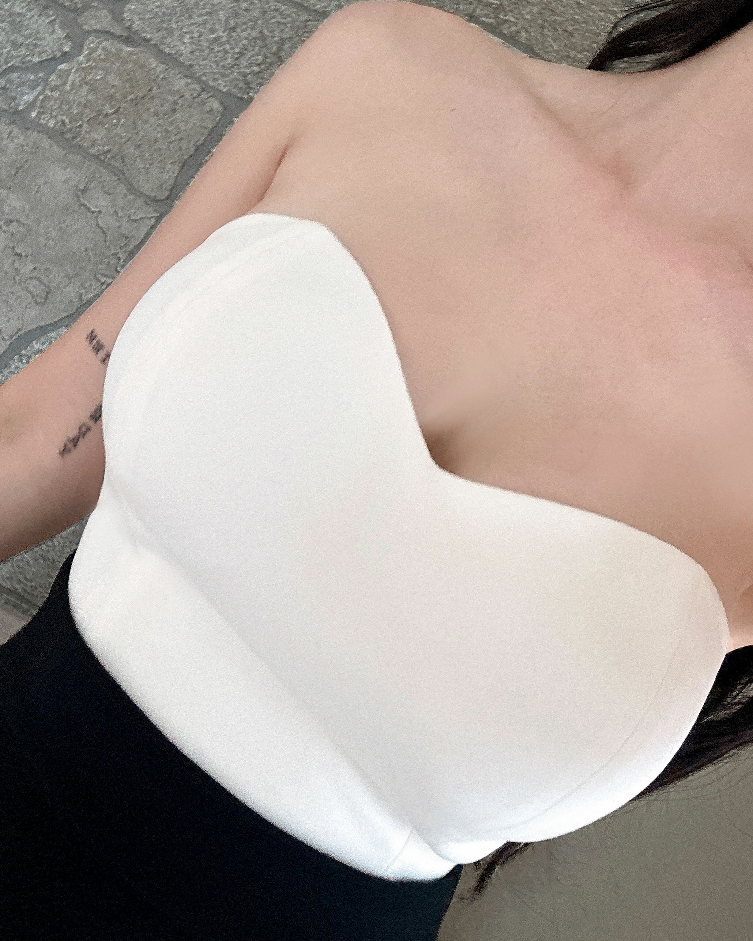 訂製-百搭素面桃心馬甲