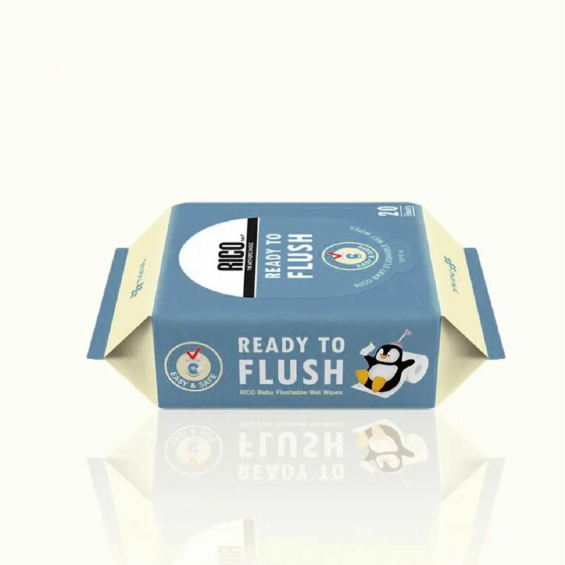 RICO 嬰幼兒可沖式濕紙巾 20片