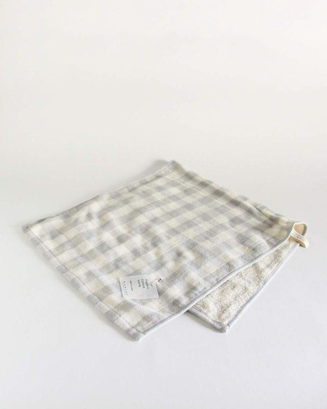 今治有機棉紗面巾 灰色｜Kontex