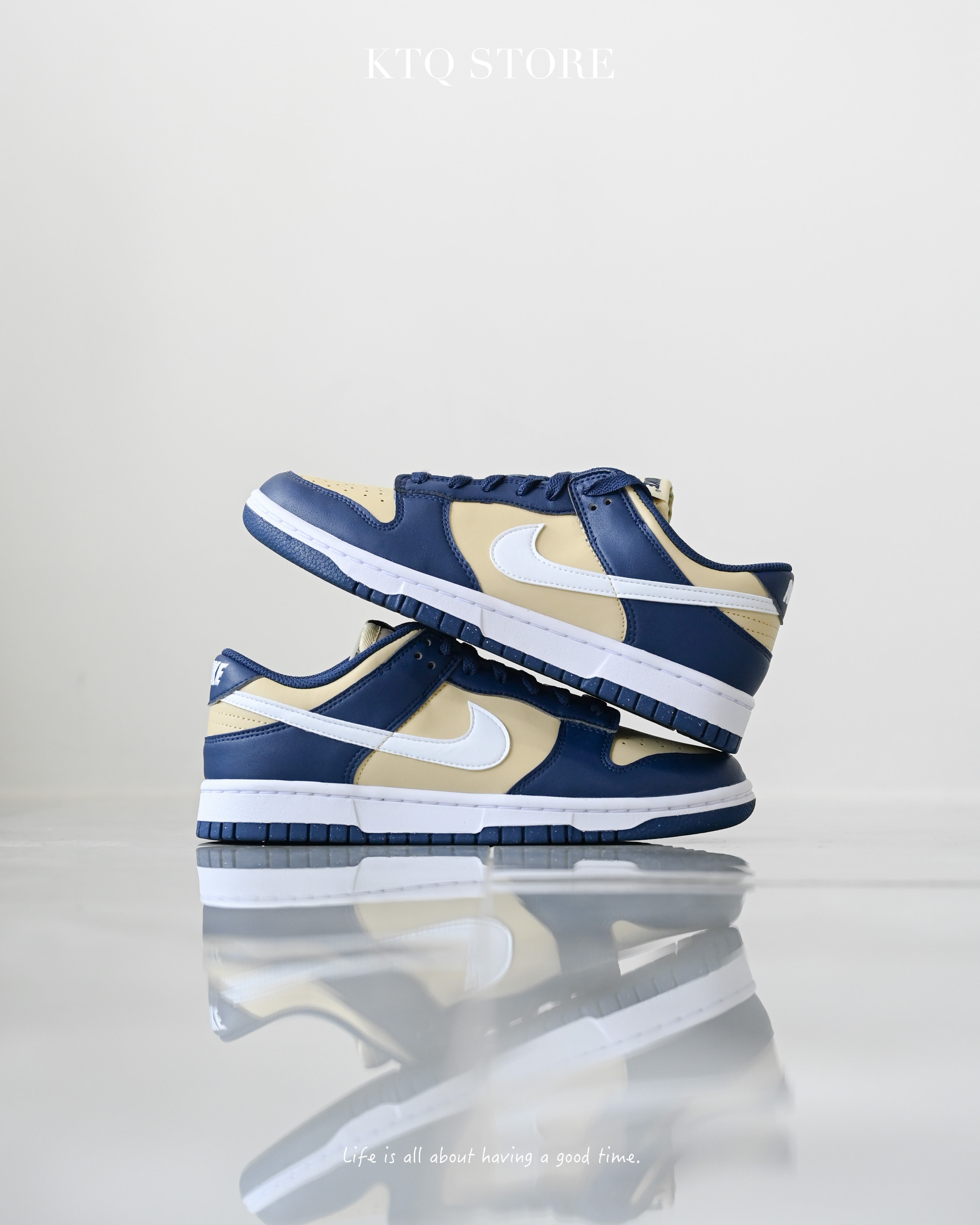 KTQ STORE  ‧Nike Dunk Low Midnight Navy/Team Gold 米藍 海軍藍 DD1873-401