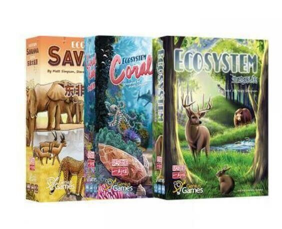 生態系統 ecosystem 生態系統+大堡礁+東非大草原 套組 簡體中文版