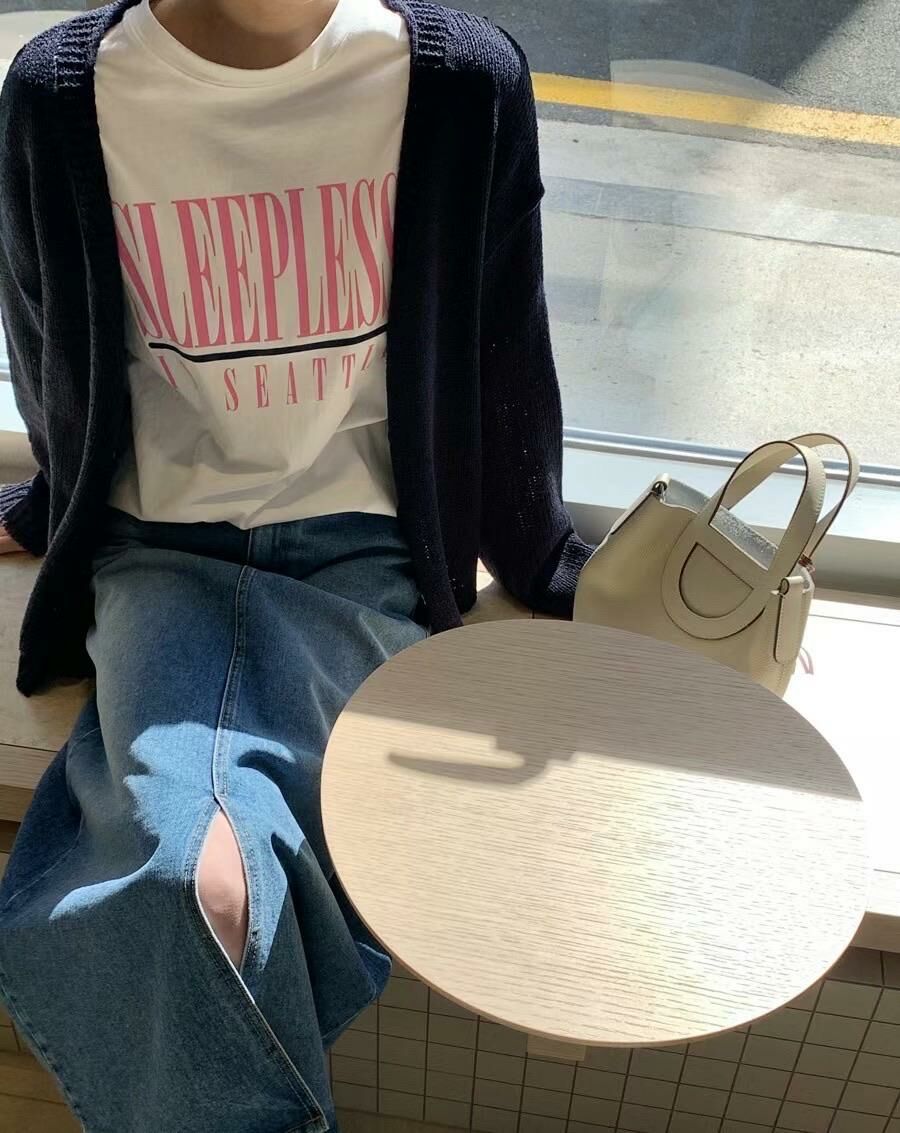 中長線衫外套(深藍色)