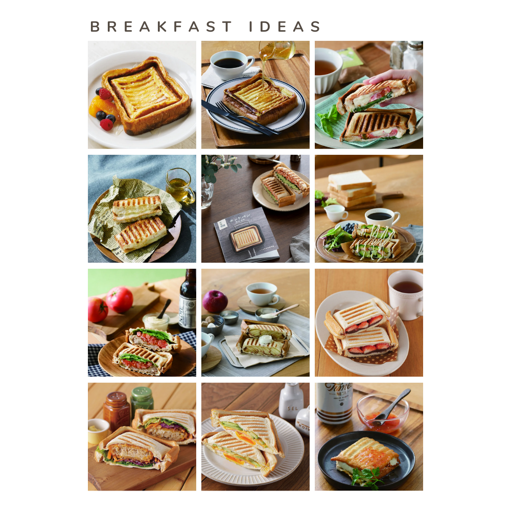 《家事問屋》日本製快速導熱可拆式兩用厚吐司三明治機(可拆開當平底烤鍋使用)