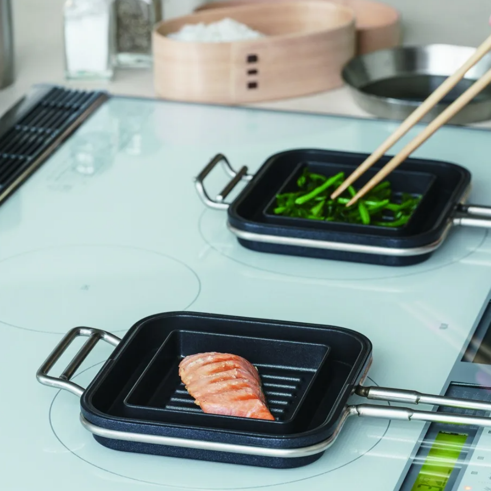 《家事問屋》日本製快速導熱可拆式兩用厚吐司三明治機(可拆開當平底烤鍋使用)