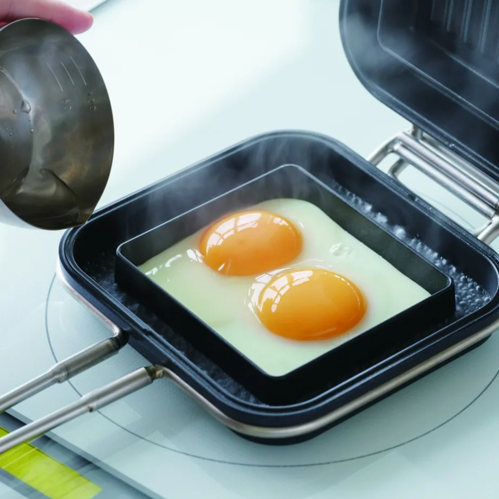 《家事問屋》日本製快速導熱可拆式兩用厚吐司三明治機(可拆開當平底烤鍋使用)