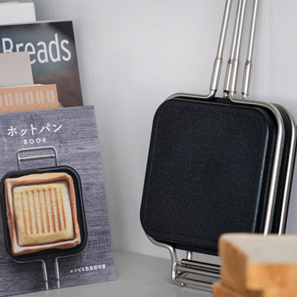 《家事問屋》日本製快速導熱可拆式兩用厚吐司三明治機(可拆開當平底烤鍋使用)