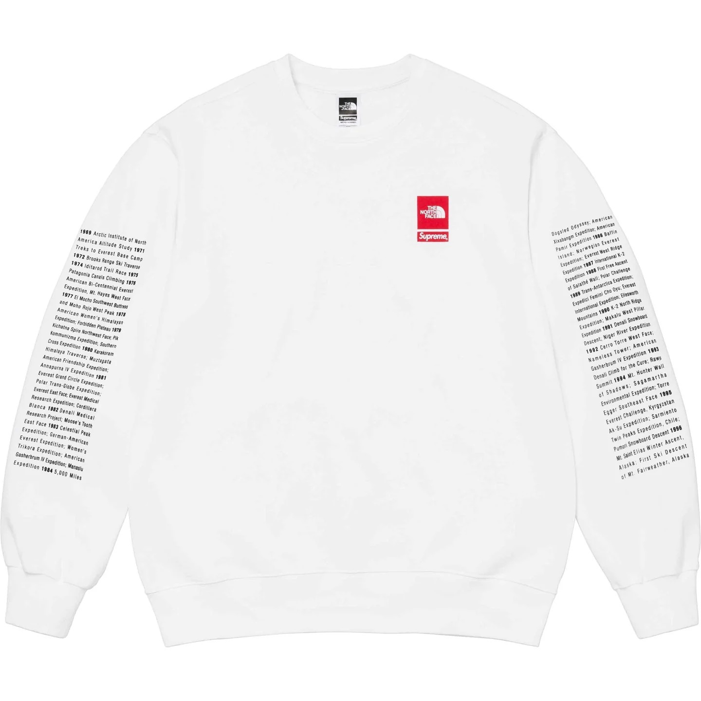 2024SS SUPREME THE NORTH FACE GRAPHIC CREWNECK SWEATSHI