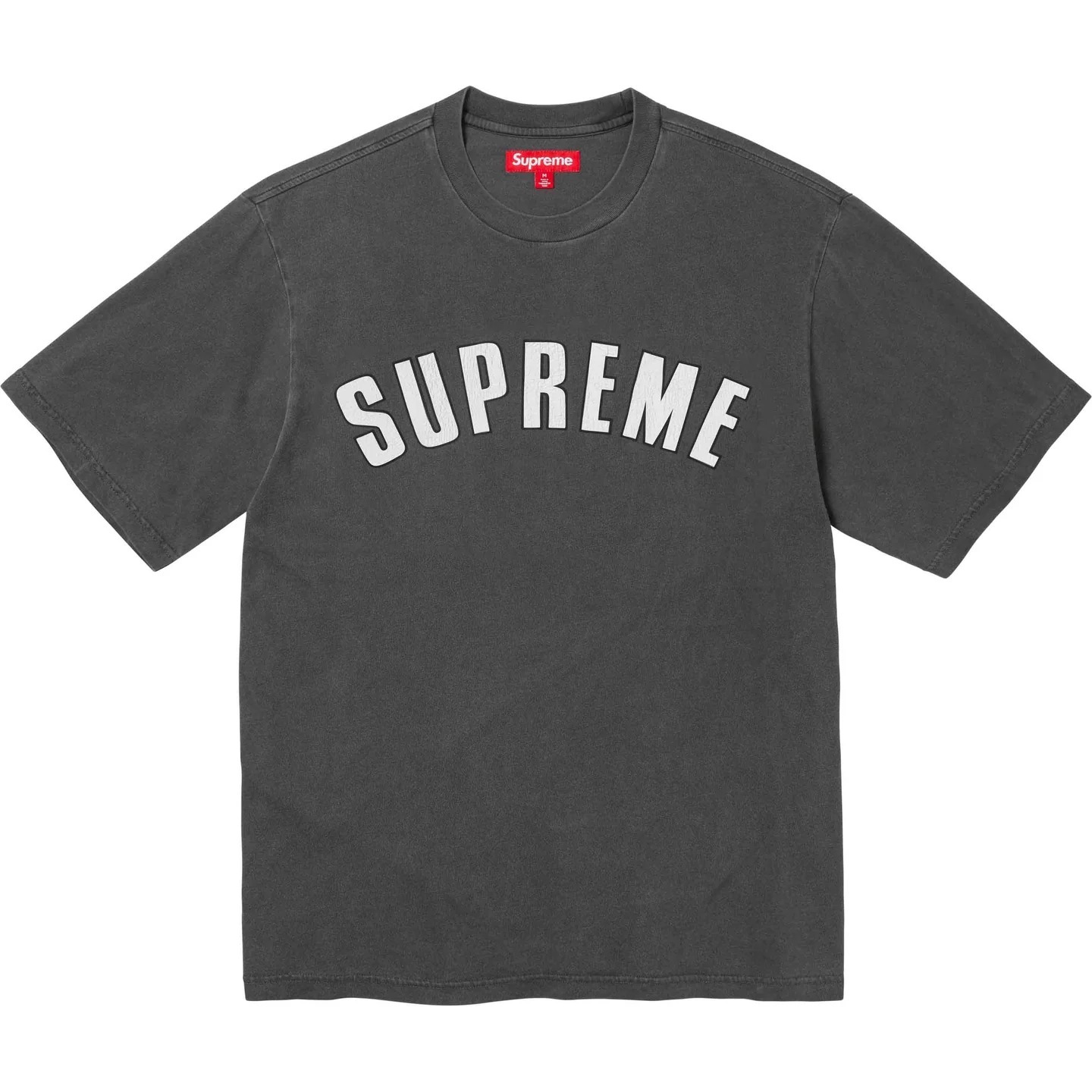 2024SS SUPREME CRACKED LOGO WASHED S/S TOP 水洗 LOGO 重磅 短T 現貨