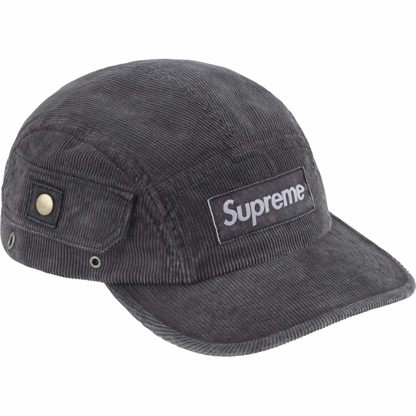 2024SS SUPREME CORD POCKET CAMP CAP 棒球帽 燈心絨 現貨