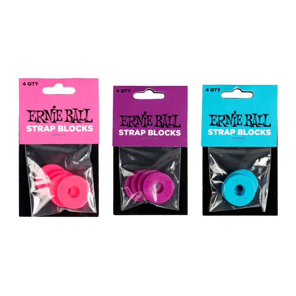 Ernie Ball Ernie Ball / 吉他背帶墊片 可防背帶滑落(4件裝)(9款) 第 2 張圖片｜三峽配件 / 週邊