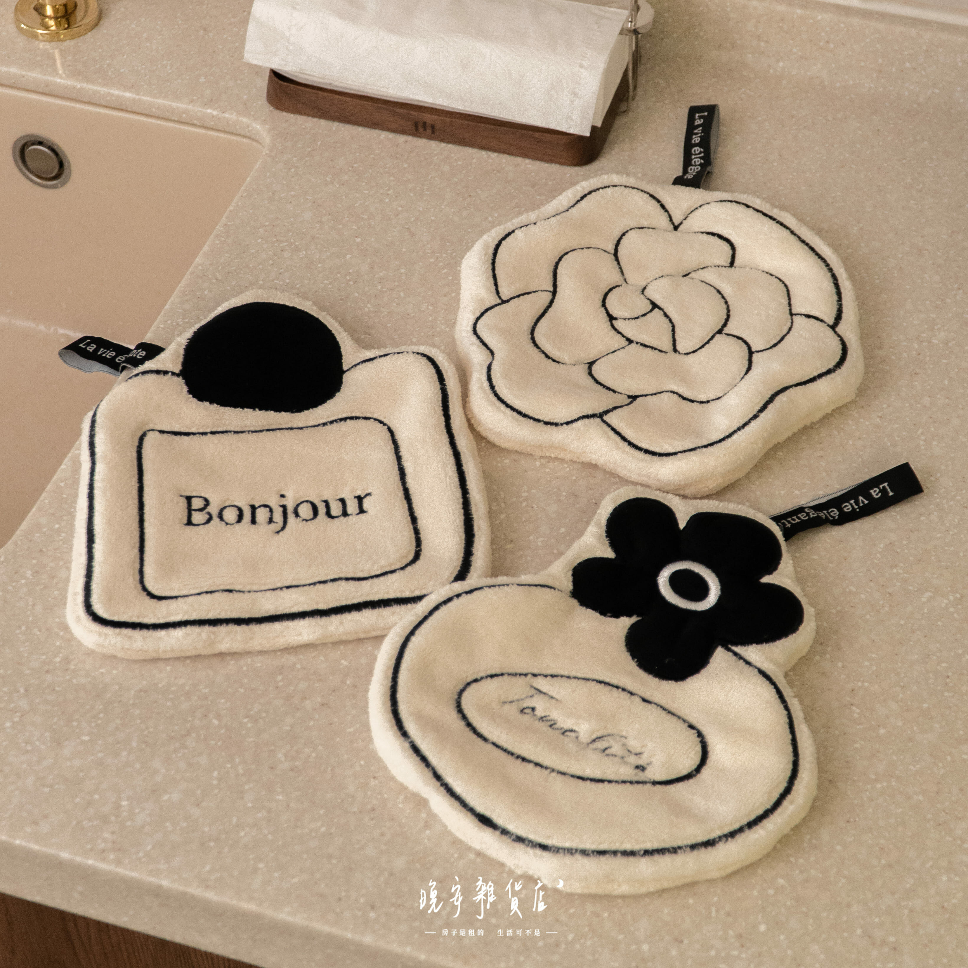 【法式浪漫】小香風加厚擦手巾