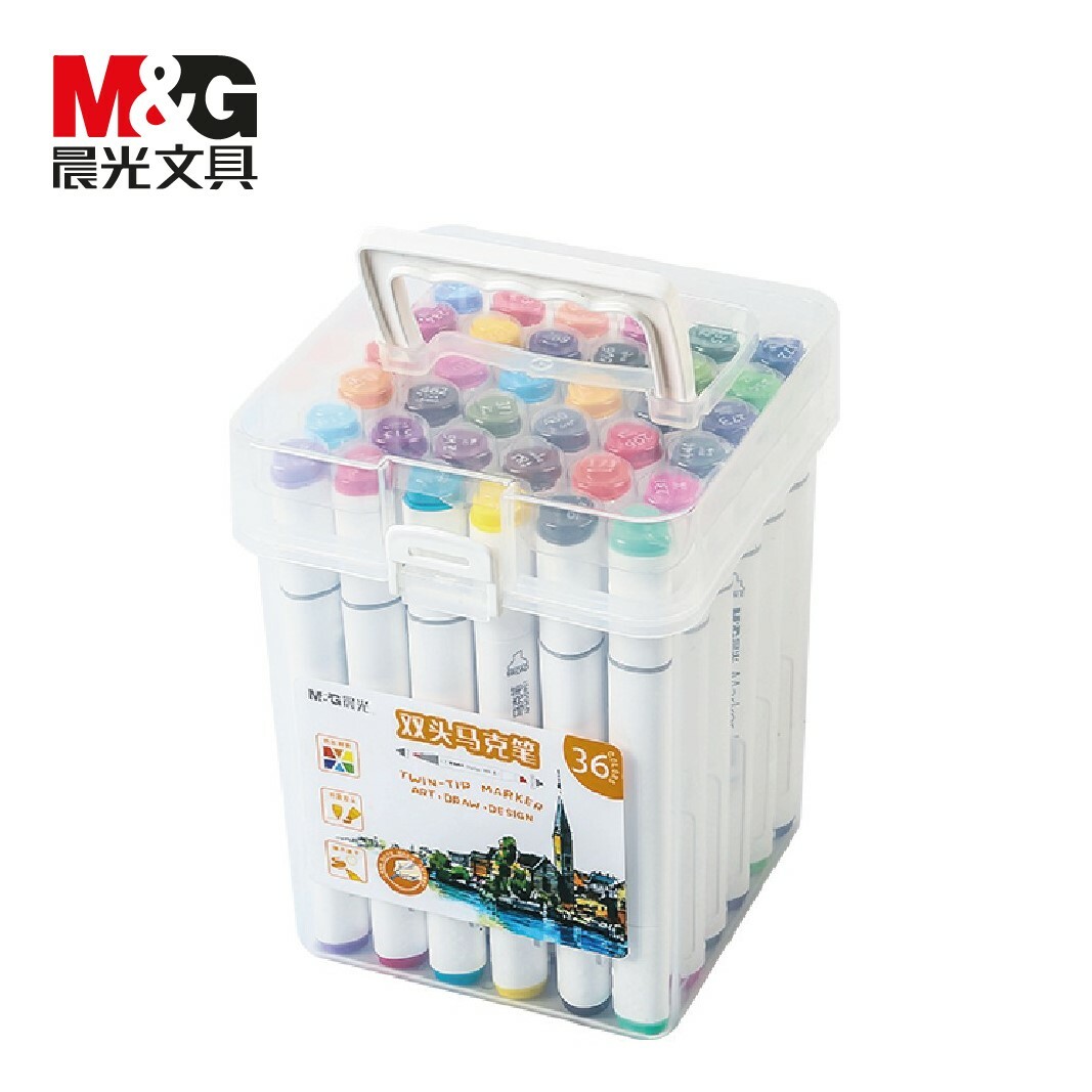 M&G  晨光文具 雙頭馬克筆 (36色)
