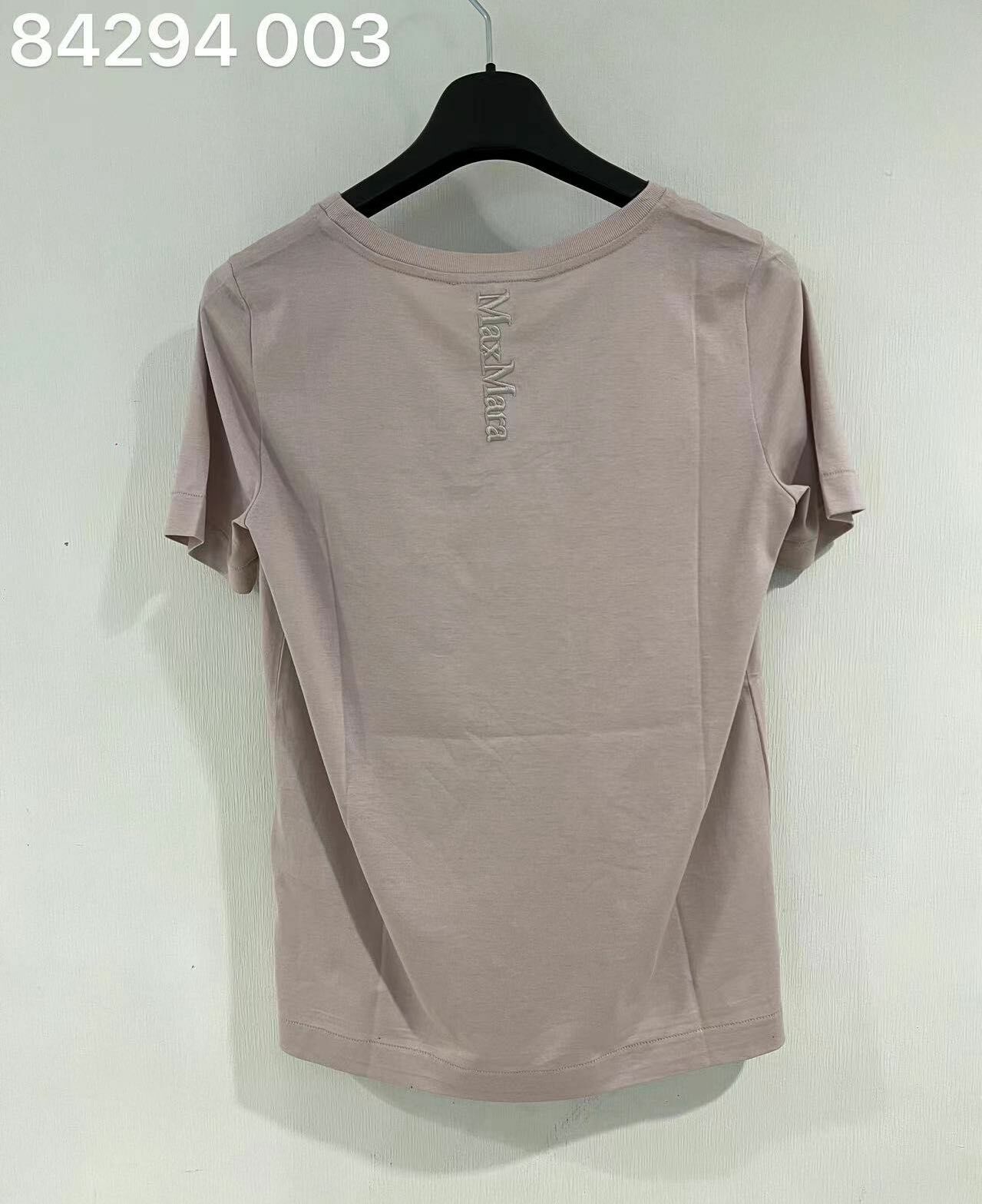MaxMara 淺绛色刺繡字母TEE -M