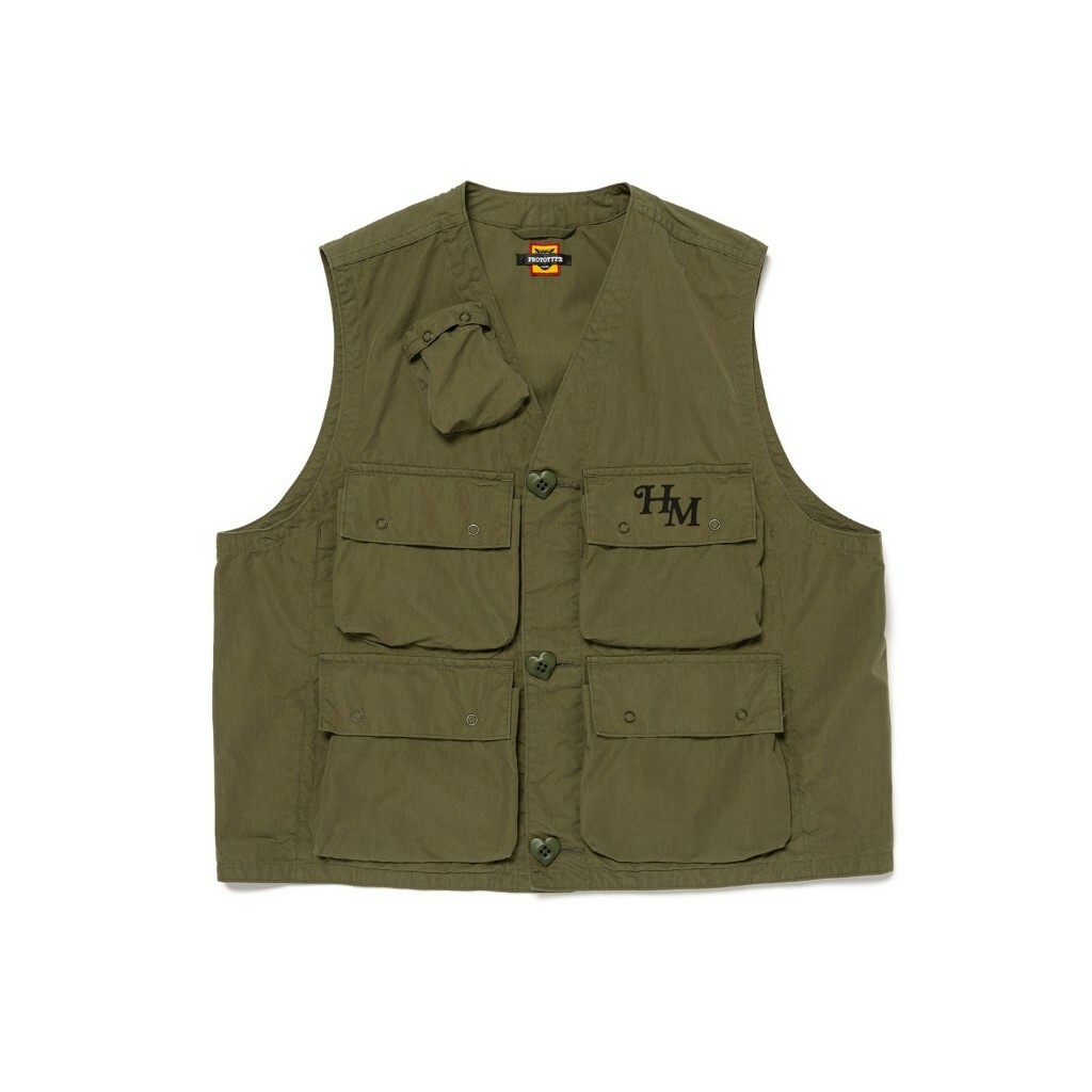 2024SS HUMAN MADE OTSUMO PLAZA MILITARY VEST 店鋪限定 軍事 背心 現貨