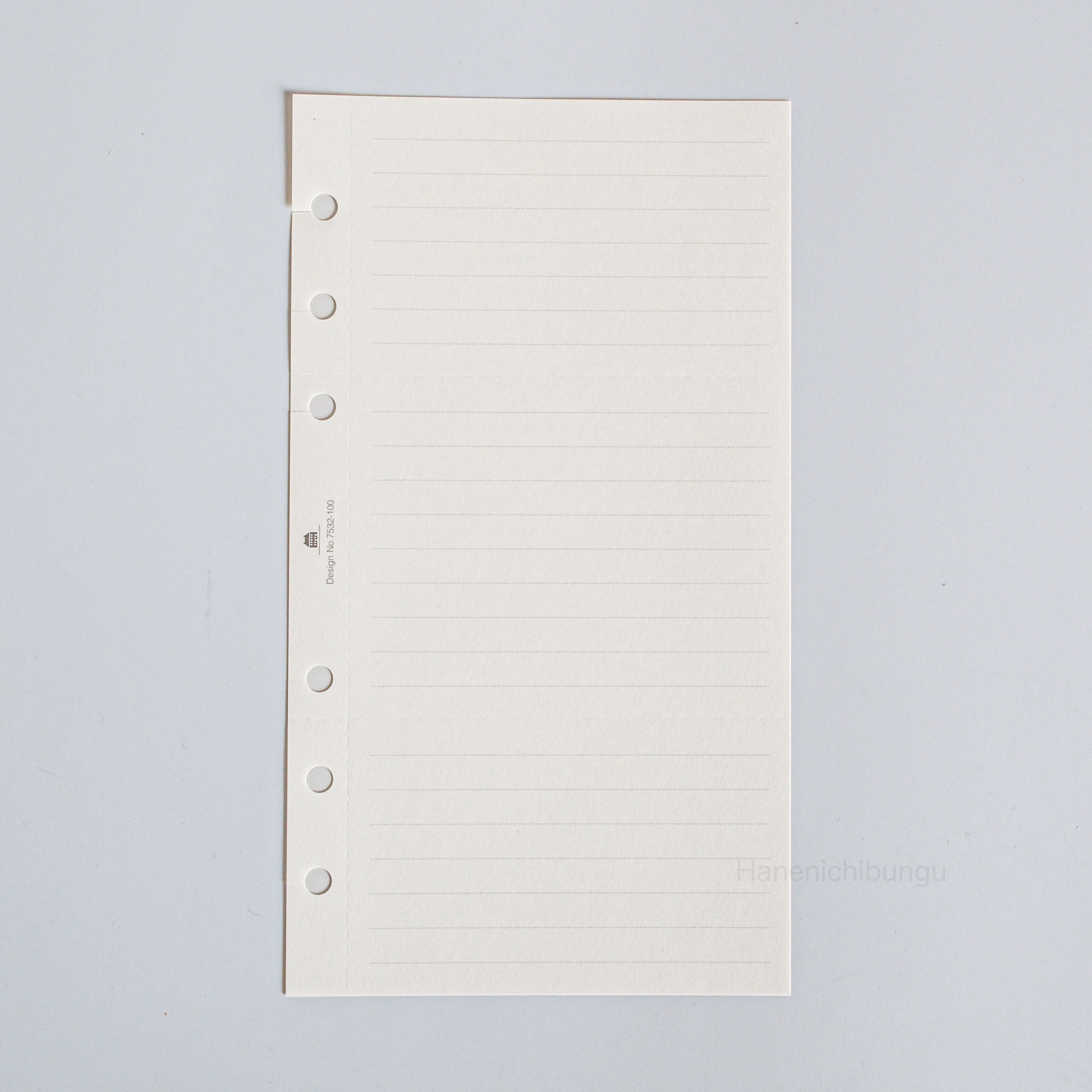 BIBLE／6.5mm橫線便條紙－有虛線切割線（20張入）