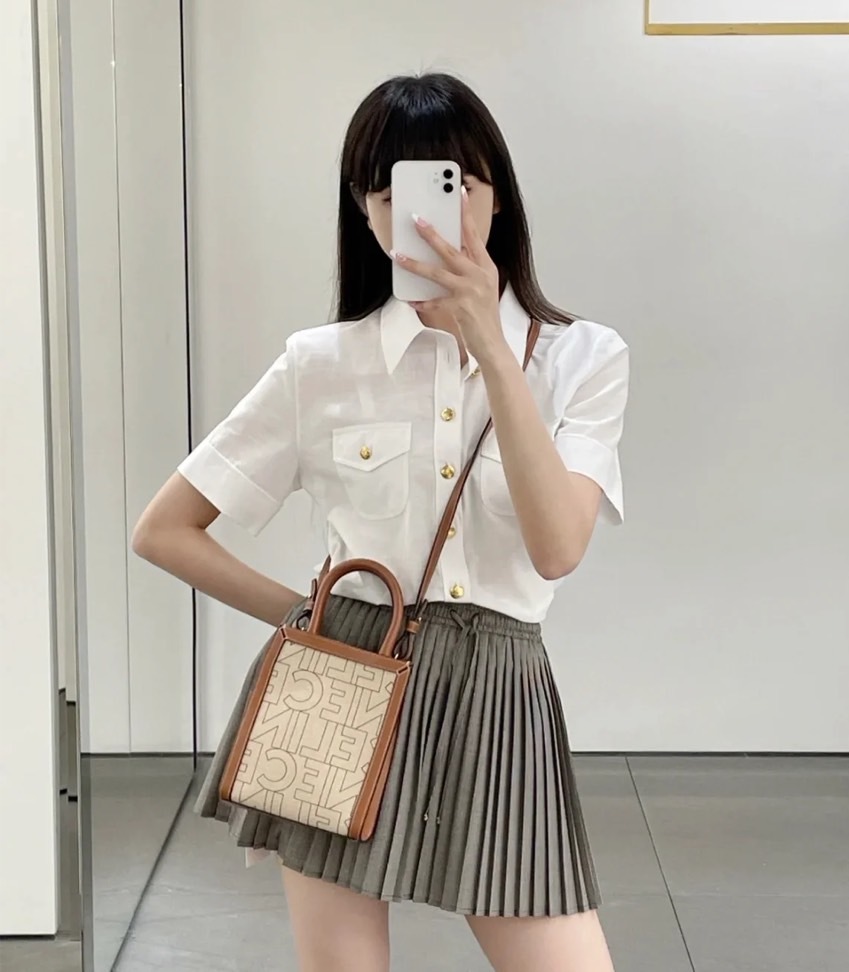 CELINE CABAS TOTE 直式斜背包 直立款