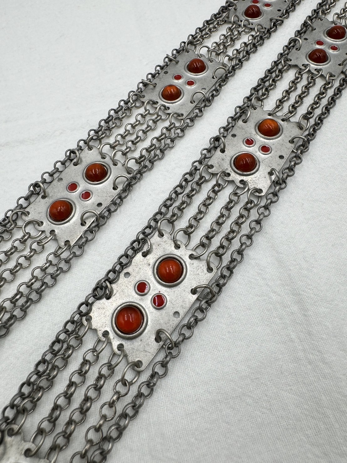 J2-瑪瑙方形小肩背鏈3.7*127cm