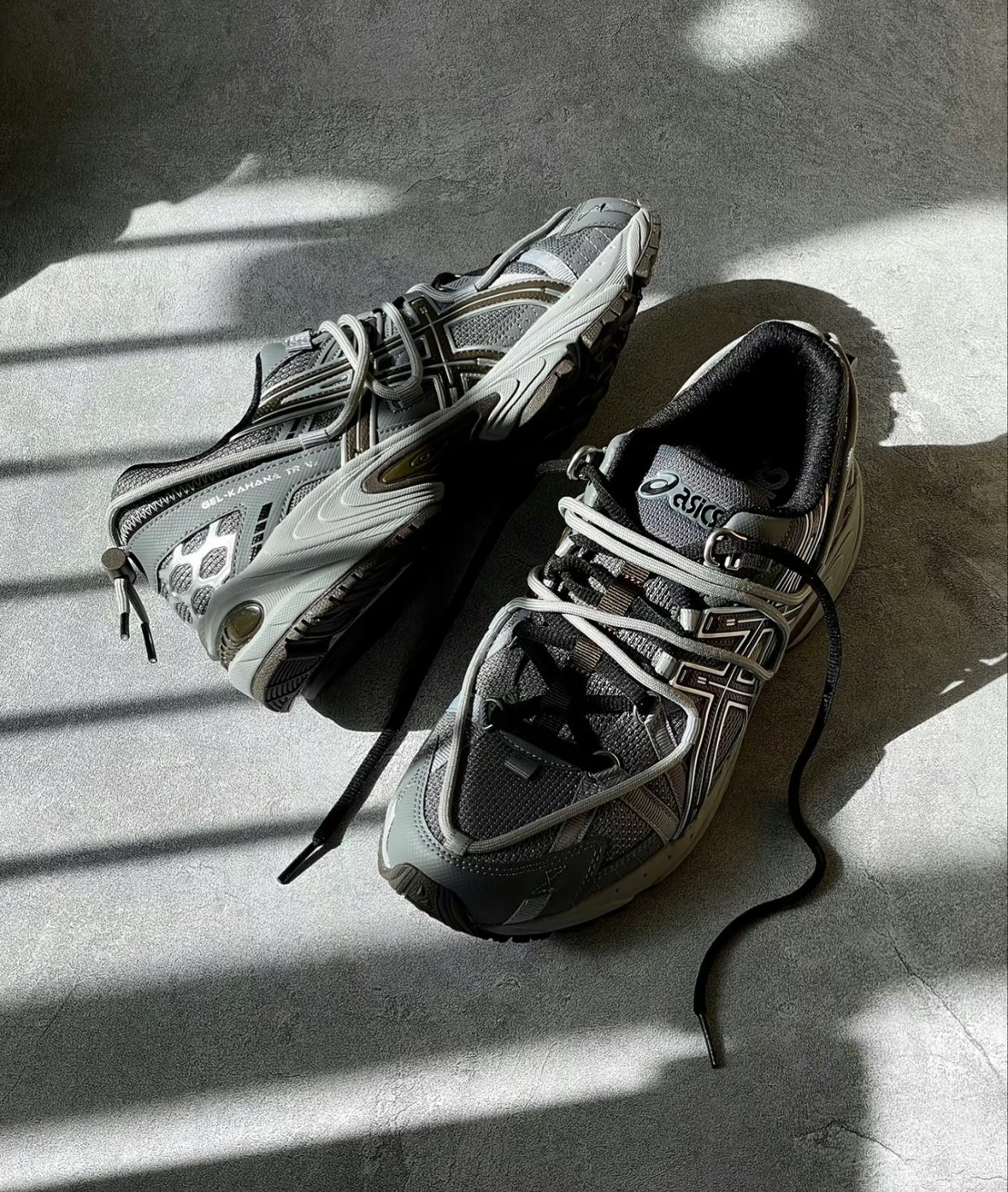 【APAIR】預購 Asics Gel-Kahana Tr V2 抽繩 銀灰色 1203A259-021