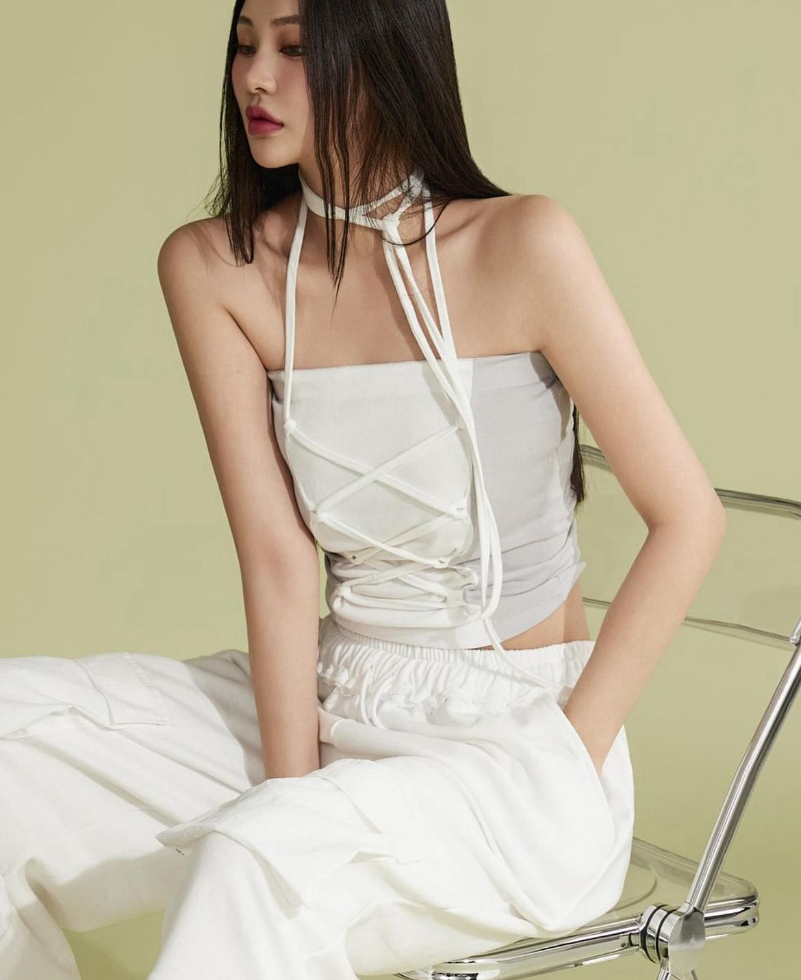 KR OUT OF SPACE TIE TOP (2 COLORS)