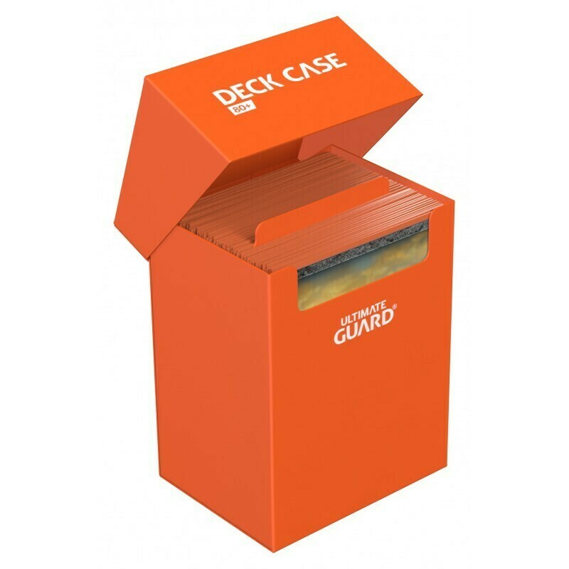 Ultimate Guard Deck Case 80+ Standard Size Orange Deck Box