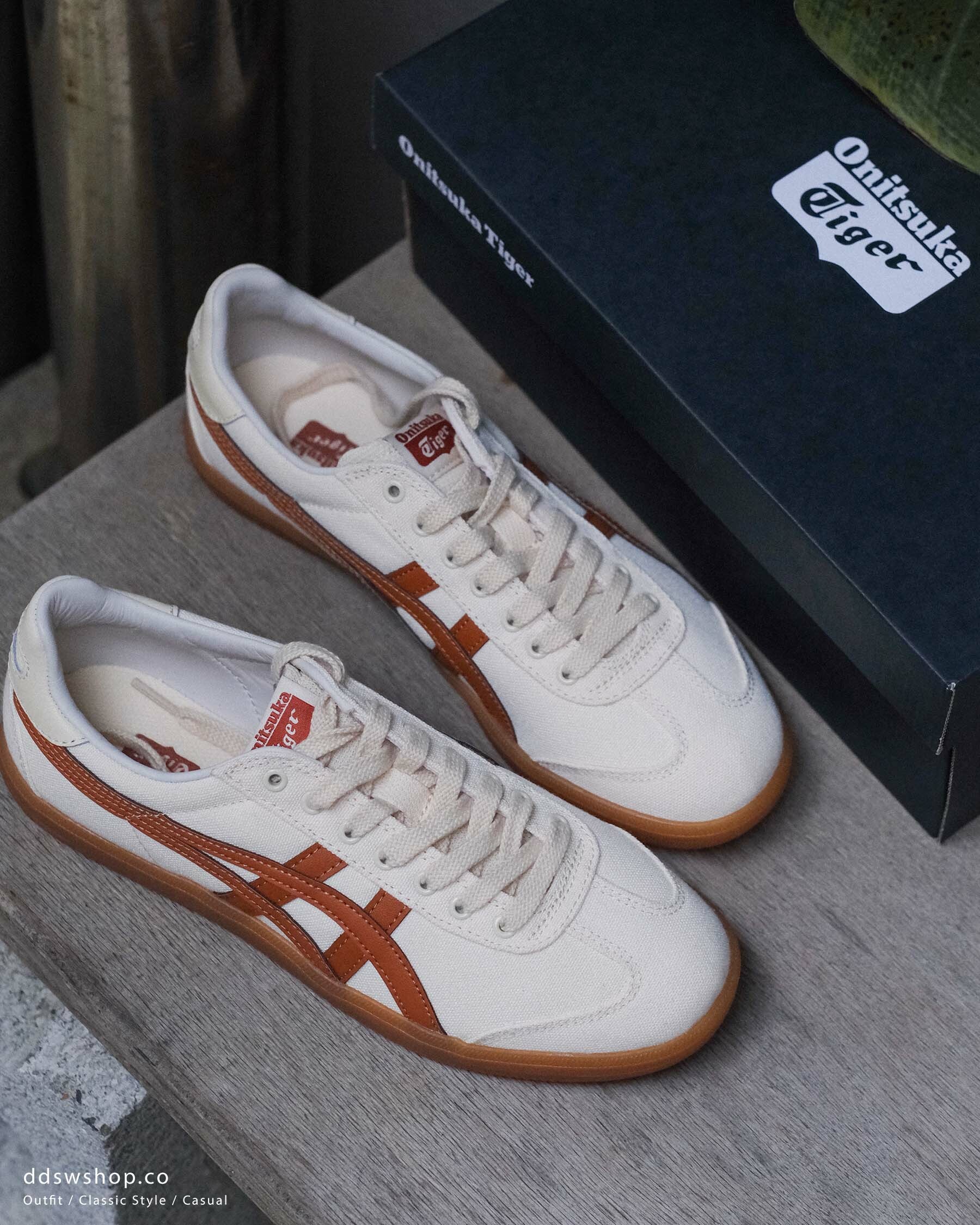 虎 Onitsuka Tiger 鬼冢虎Tokuten 橘色大地色1183A862-200