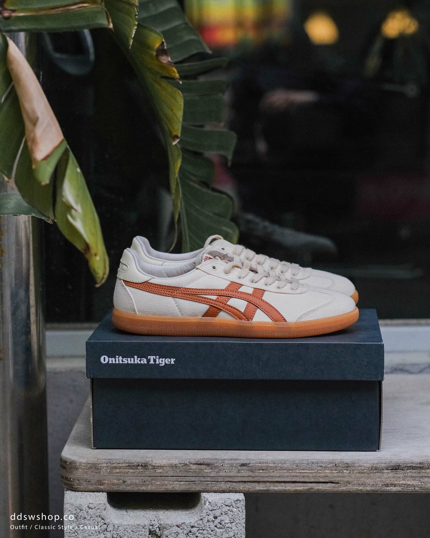 虎 Onitsuka Tiger 鬼冢虎Tokuten 橘色大地色1183A862-200