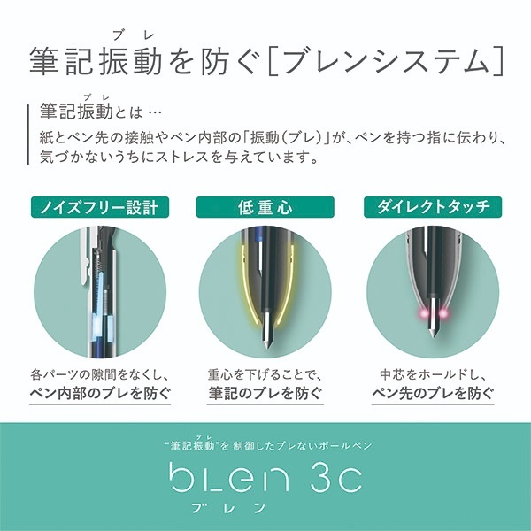 日本ZEBRA 斑馬 bLen 3C 三色原子筆0.5mm 2025限定色