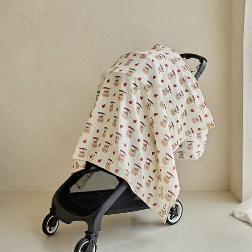 24S/S Juicy fruit🍒酸酸甜甜系列-紗布棉蓋毯