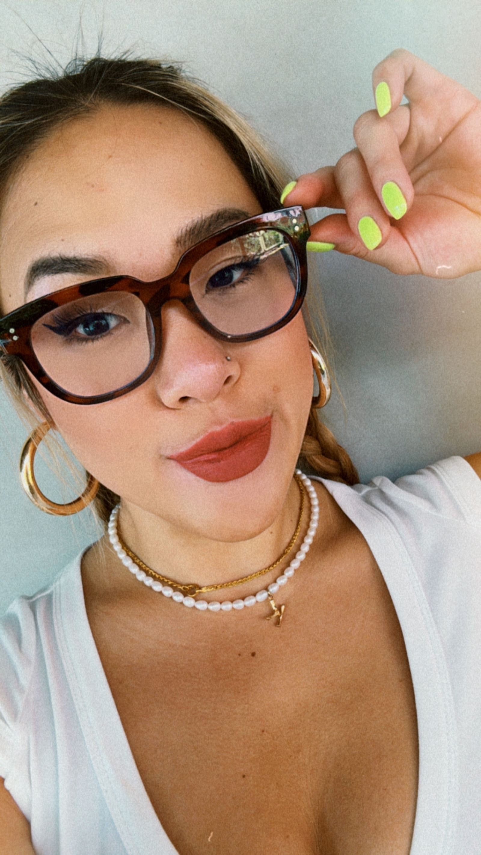 必備造型小物!!豹紋粗框眼鏡