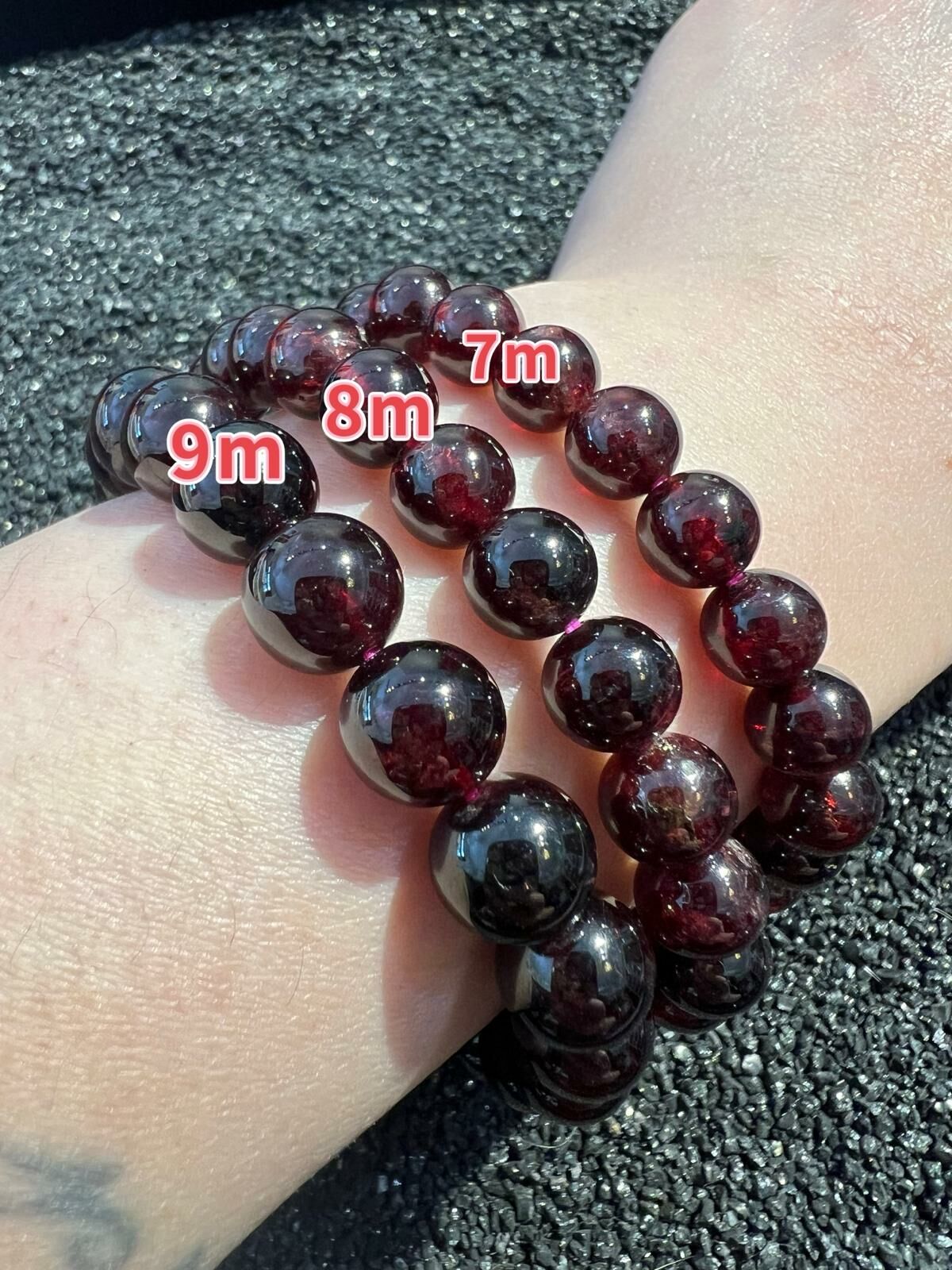 🔮能量水晶🔮石榴石手串（7m/8m/9m） (H3/CR264)
