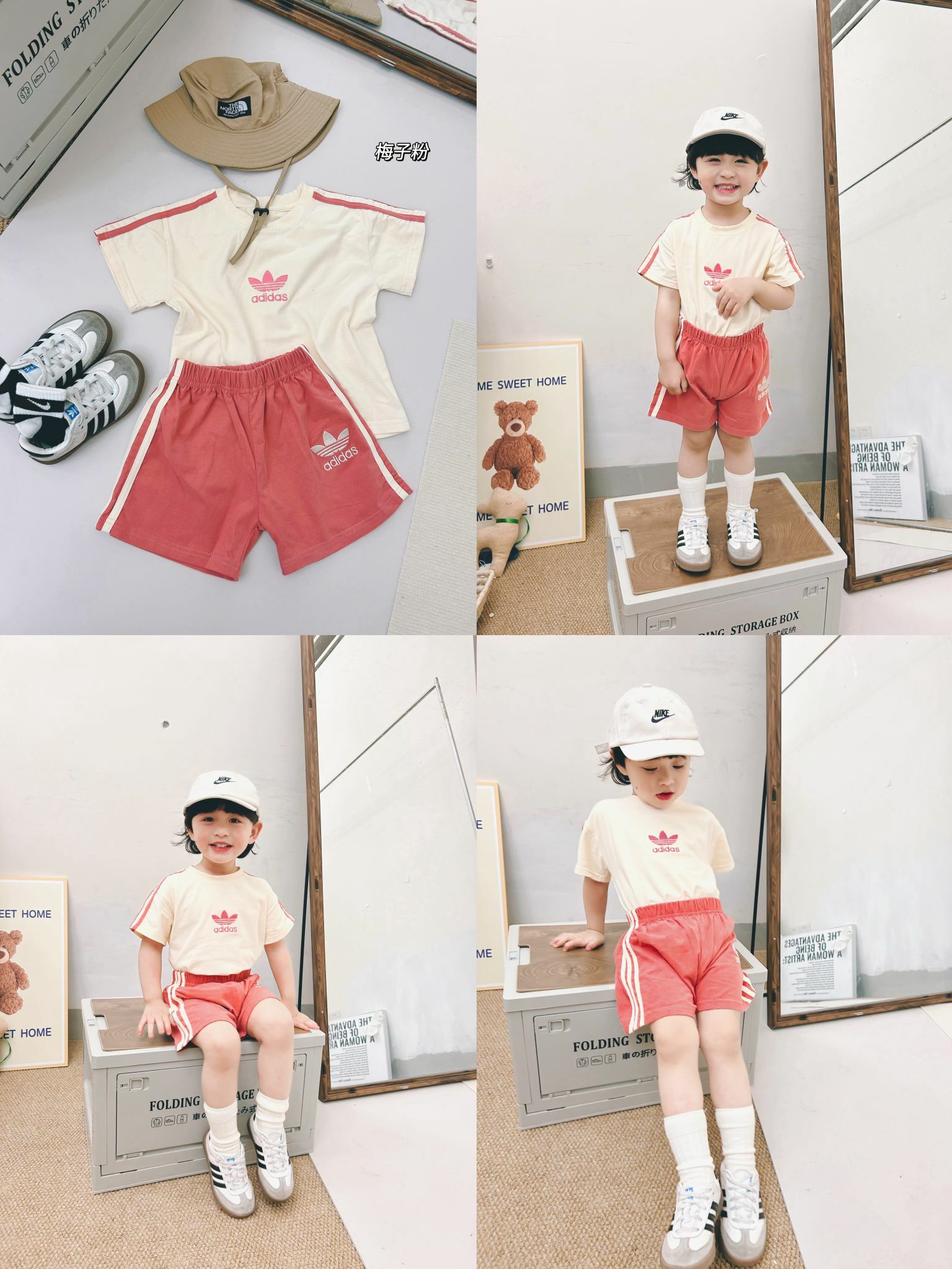 廠單 美式復古adidas套裝