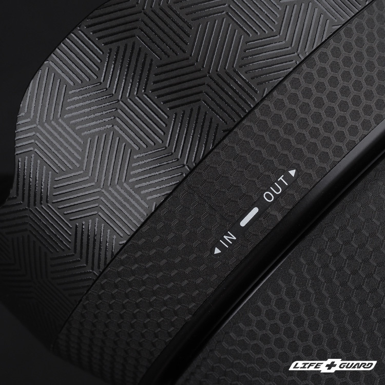 SIGMA 23mm F1.4 貼膜質感特寫，LIFE+GUARD 設計風格