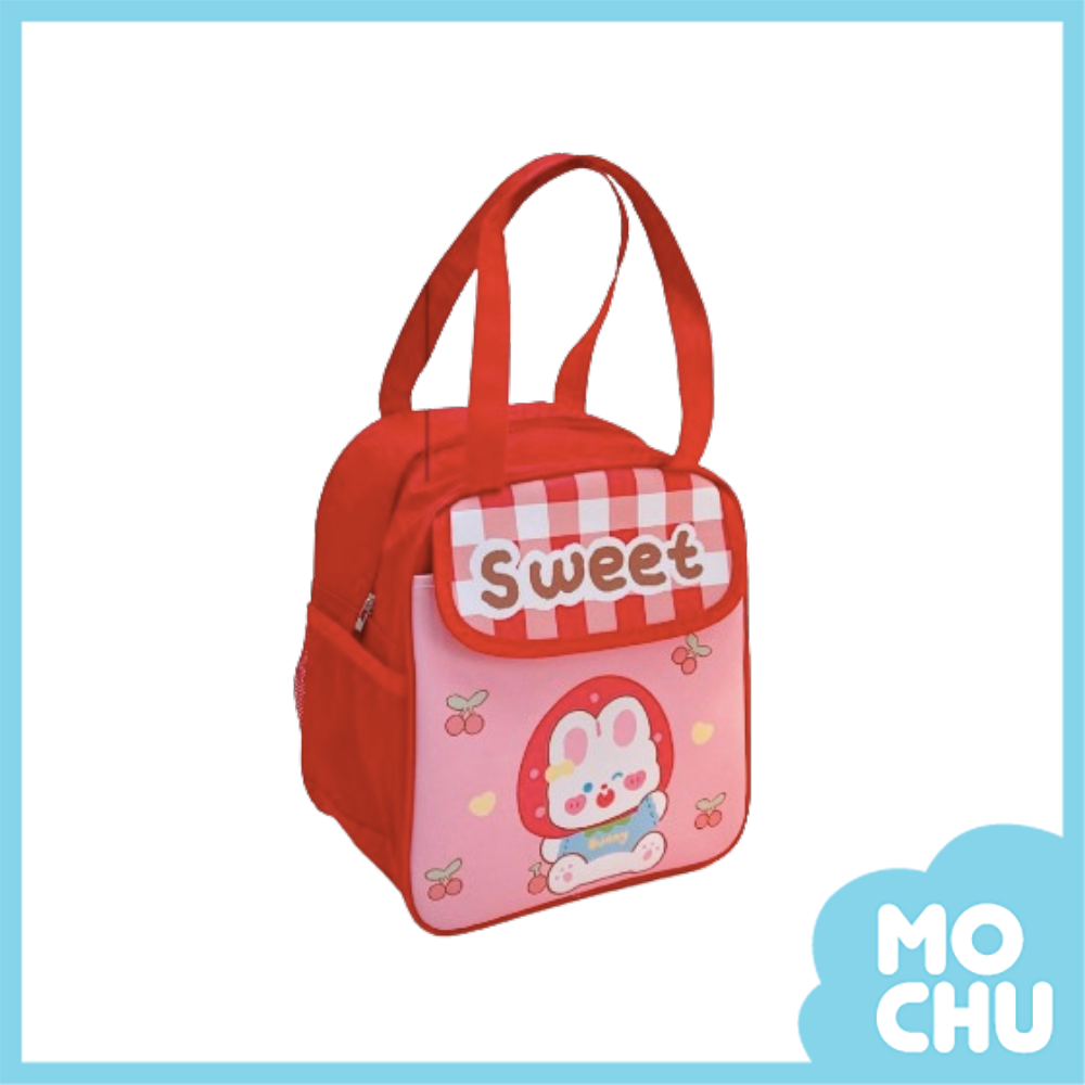 sweet櫻桃兔保溫餐袋