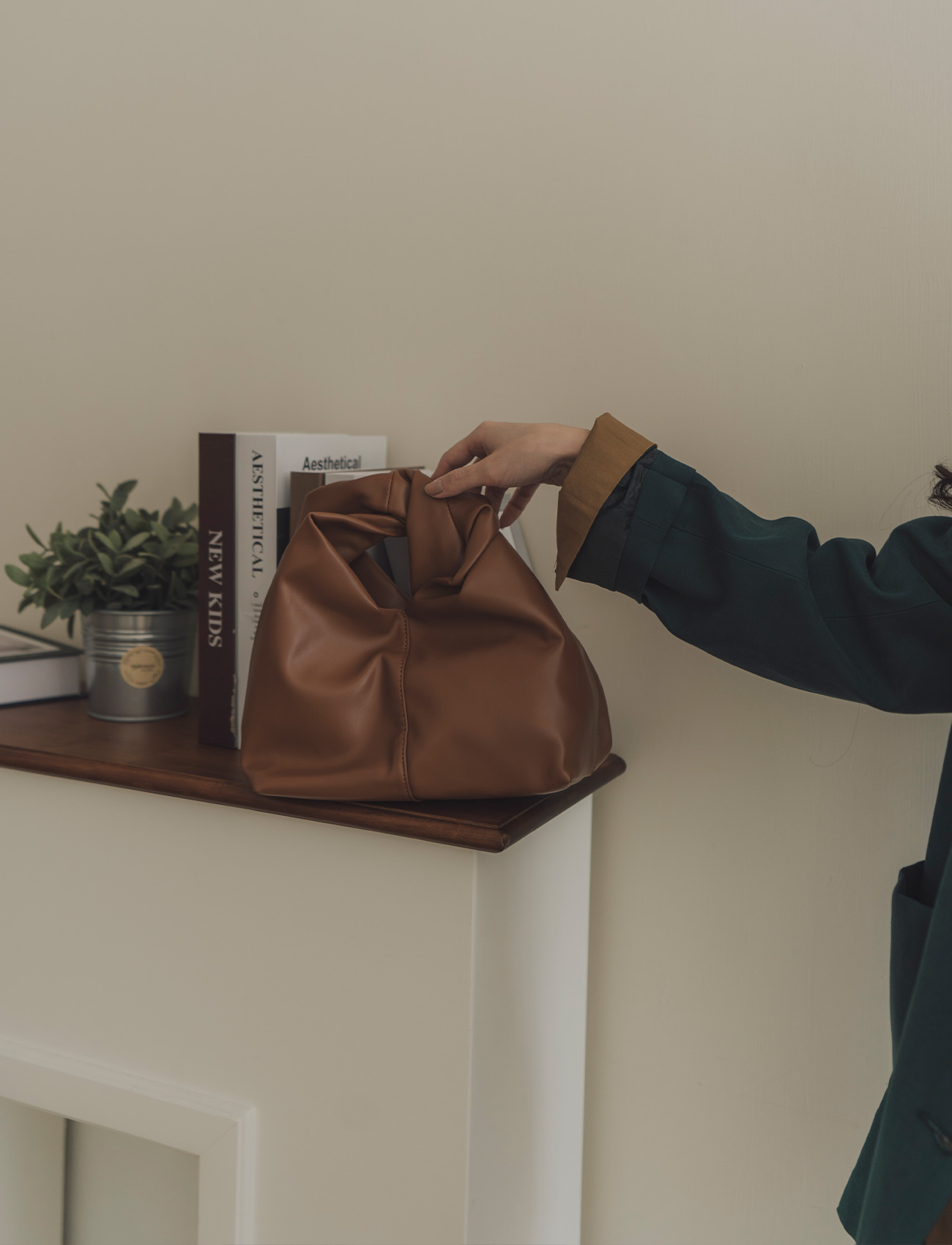 扭結時尚手提包