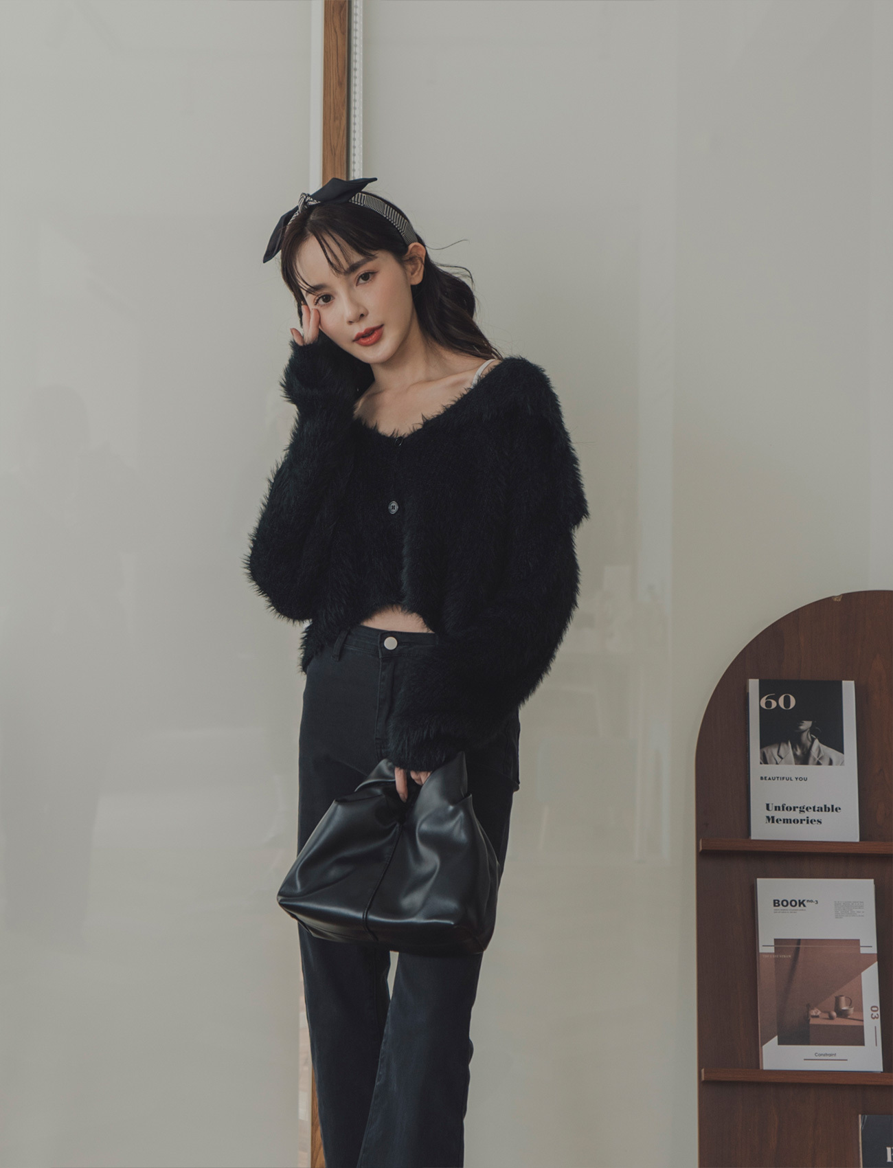 扭結時尚手提包