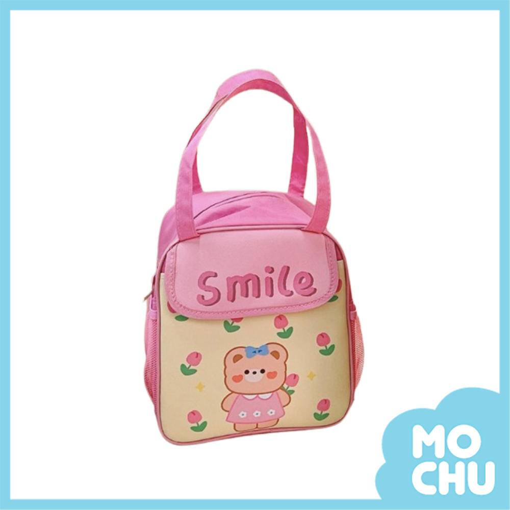 smile鬱金香熊保溫餐袋