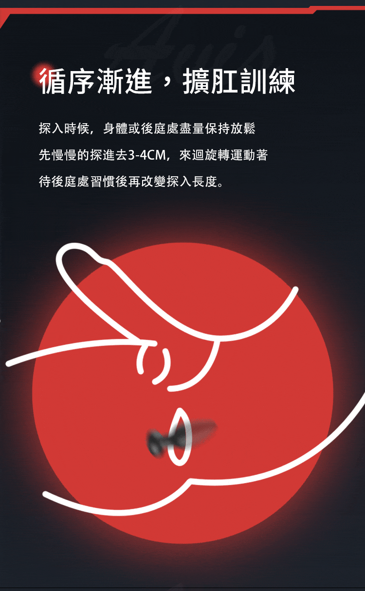 勁霸｜螺旋紋路扭動｜後庭前列腺按摩專用 肛塞