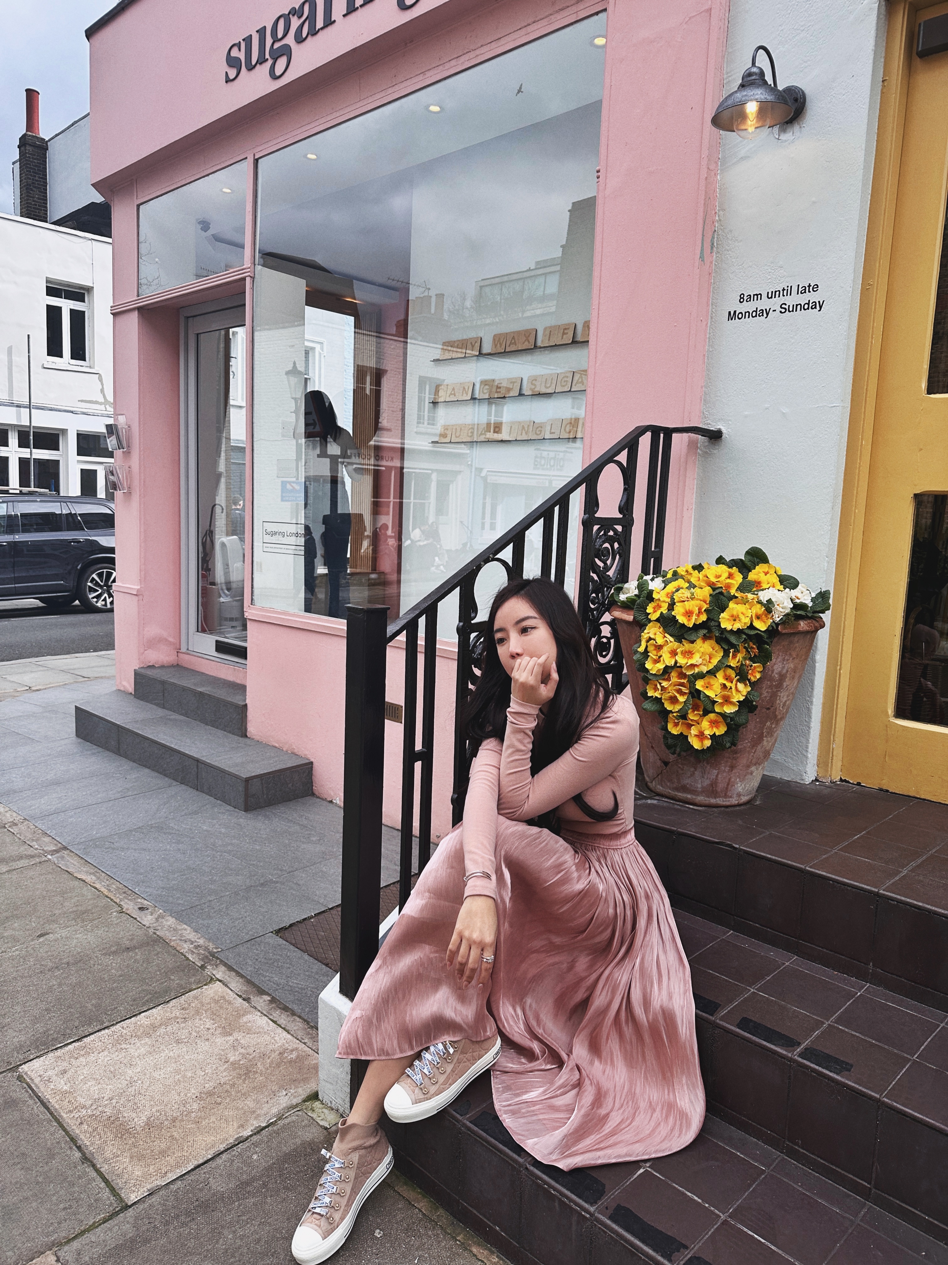 (微瑕出清) Glazed 琉璃 水波緞百褶中長裙