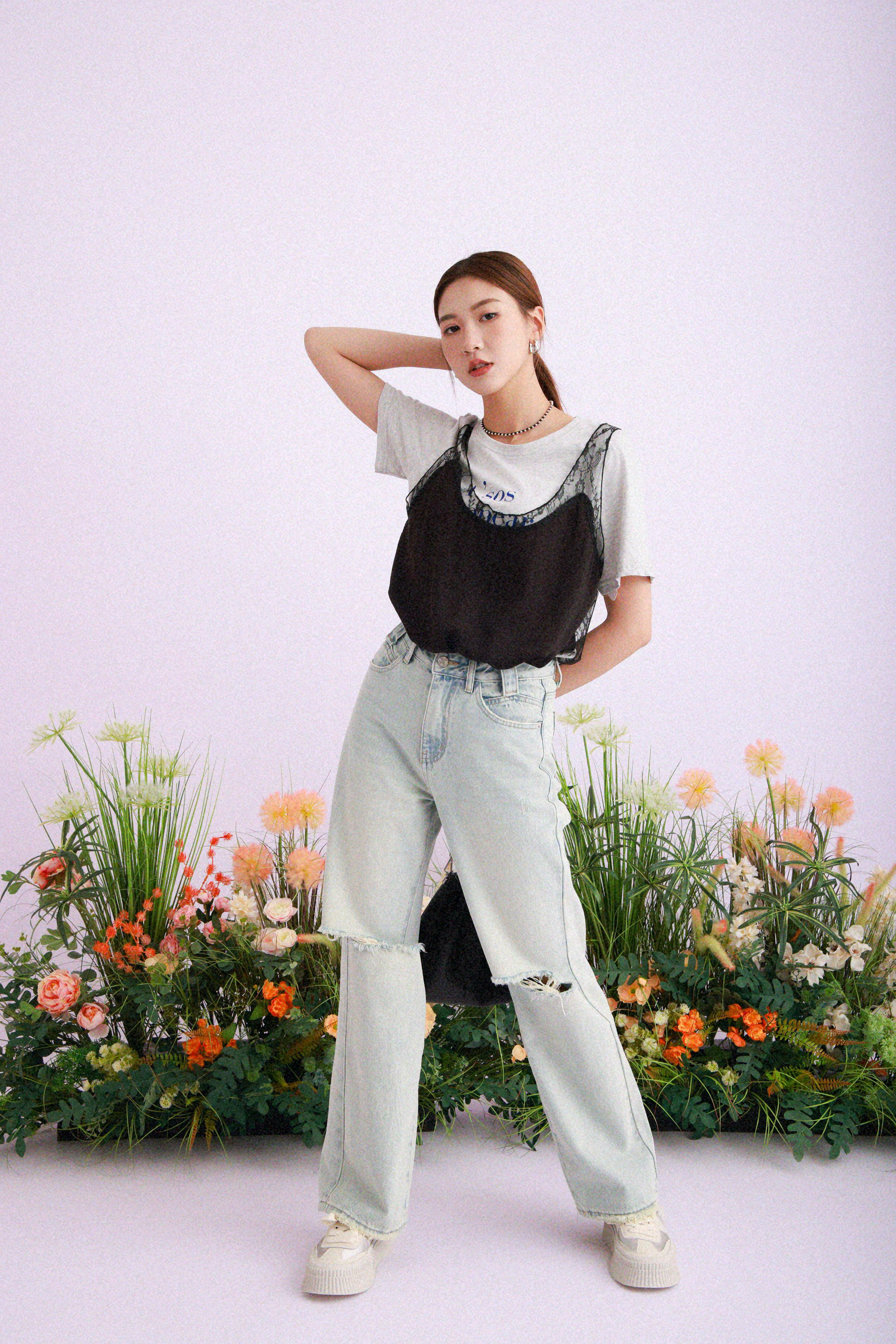 造型 776（背心＋Tee＋牛仔褲）