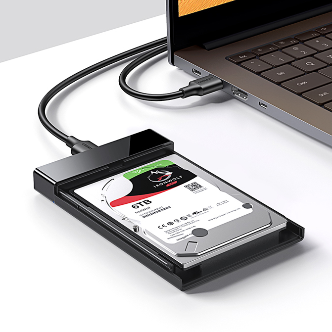 UGREEN - 60735 綠聯2.5吋硬碟外接盒 免工具安裝 USB Type-C/USB-A二合一版