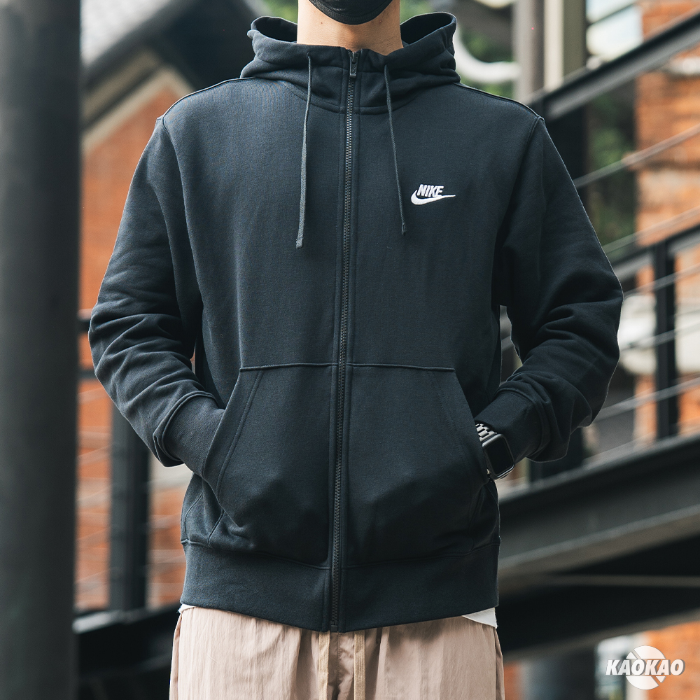 NIKE 小勾 刺繡 薄款 棉質 連帽外套【BV2649】