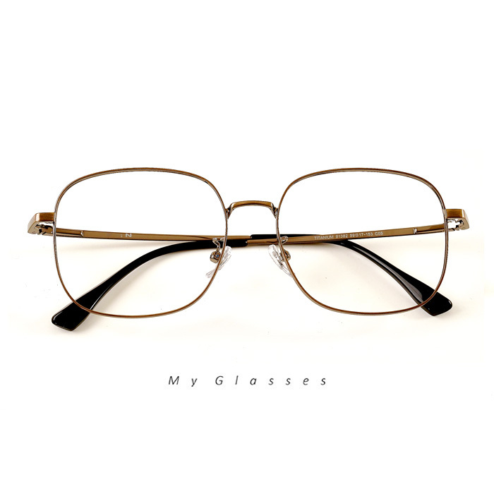C388鈦金屬大橢圓眼鏡