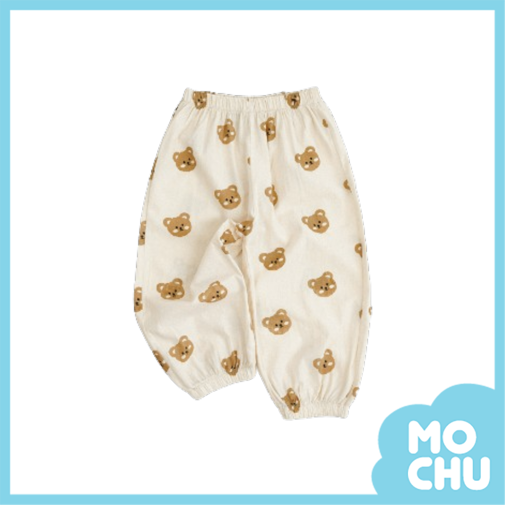 小熊頭純棉防蚊褲