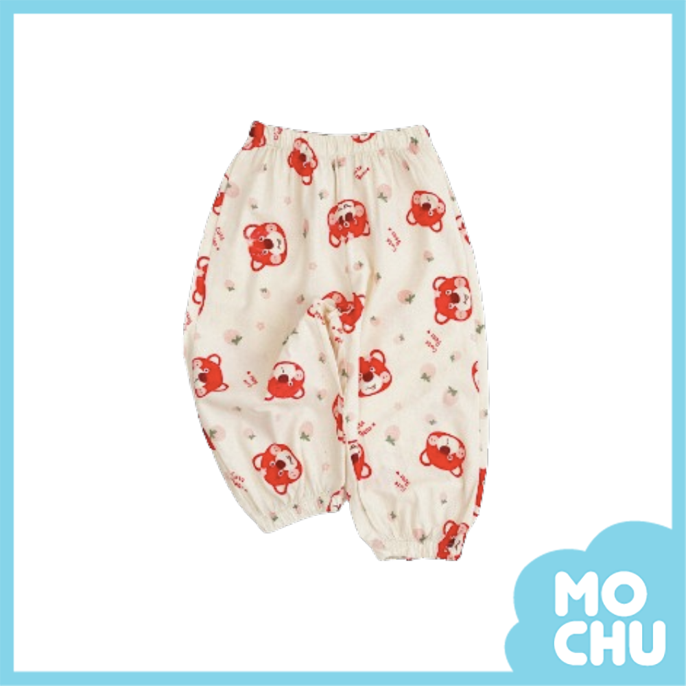 草莓熊純棉防蚊褲